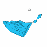 OEM 2017 Hyundai Elantra GT Lamp Assembly-Rear Combination Inside, LH Diagram - 92403-A5120