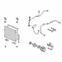 OEM Honda Ridgeline Pipe B, Receiver Diagram - 80342-SJC-A52