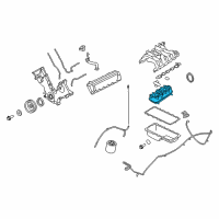 OEM 2003 Ford Excursion Lower Manifold Diagram - 4C3Z-9424-AA