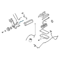 OEM 1999 Ford F-250 Super Duty Front Cover Gasket Diagram - F75Z-6020-AA