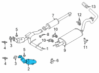 OEM 2022 Ford F-150 CONVERTER ASY Diagram - ML3Z-5E212-D