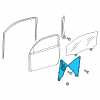 OEM 2014 Scion iQ Window Regulator Diagram - 69810-74022