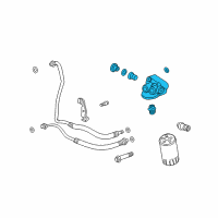 OEM Cadillac Adapter Kit, Oil Filter Diagram - 12555005