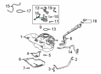 OEM 2022 Toyota Corolla Cross Sending Unit Diagram - 83320-0A130