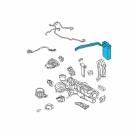 OEM Ford F-350 Super Duty Heater Core Diagram - H2MZ-18476-V
