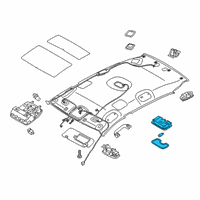 OEM 2018 Kia Sportage Lamp Assembly-Room Diagram - 92850D9000WK