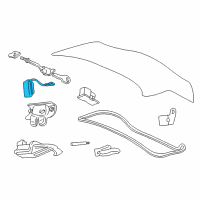 OEM Oldsmobile LSS Connector Diagram - 16608046