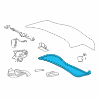 OEM 2001 Chevrolet Monte Carlo Weatherstrip Asm-Rear Compartment Lid Diagram - 10419955