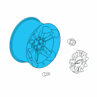 OEM Chevrolet SSR Wheel, Alloy Diagram - 15117294