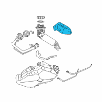 OEM 2002 Dodge Neon Shield-Fuel Tank Diagram - 4495876