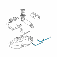 OEM Dodge Neon Strap-Fuel Tank Diagram - 5278013AD