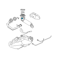 OEM 2005 Dodge Neon Fuel Pressure Regulator Diagram - 5278631AA