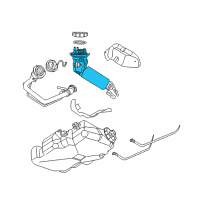 OEM 2004 Dodge Neon Module Ki-Fuel Pump/Level Unit Diagram - 5018697AB