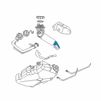 OEM Chrysler Prowler Filter Ki-Fuel Diagram - 4897416AB