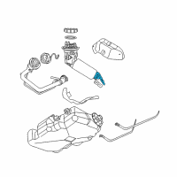 OEM 2000 Dodge Neon Filter Ki-Fuel Diagram - 4897416AB