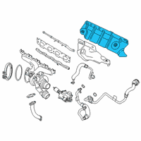 OEM BMW X3 Heat Shield, Exhaust Manifold Diagram - 11-65-8-684-919