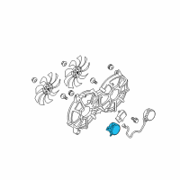 OEM Infiniti Motor Assy-Fan Diagram - 21487-JK00E