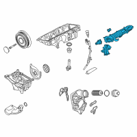 OEM 2014 BMW X5 Intake Manifold With Flap Control Diagram - 11-61-8-514-731