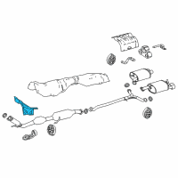 OEM 2019 Toyota Camry Heat Shield Diagram - 58151-06010