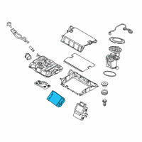 OEM 2019 BMW i8 Tank Function Module Diagram - 16-14-9-425-925