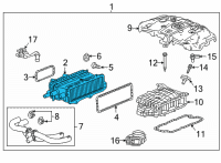 OEM Cadillac Intercooler Diagram - 12699267