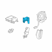 OEM Acura Bracket, Driver Side Srs Sensor Diagram - 77930-TX6-B21