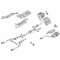 OEM 2016 Hyundai Genesis Gasket-Exhaust Pipe Diagram - 28751-2B350