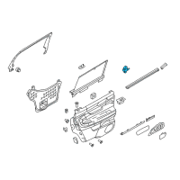 OEM 2015 Lincoln MKS Window Switch Diagram - DA5Z-14529-AA