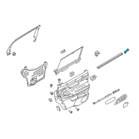 OEM 2010 Lincoln MKT Belt Weatherstrip Diagram - AE9Z-7425860-B