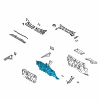 OEM 2000 Toyota Echo Dash Panel Diagram - 55101-52091