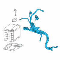 OEM 2014 Chevrolet Impala Limited Positive Cable Diagram - 22929716