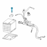 OEM Buick Retainer Bolt Diagram - 11516814