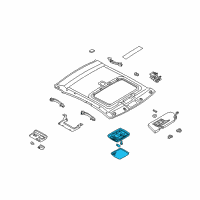 OEM 2001 Nissan Maxima Lamp Assembly-Room Diagram - 26410-2Y00A