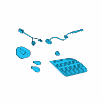 OEM Toyota Avalon Tail Lamp Assembly Diagram - 81580-AC030