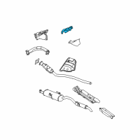 OEM 2001 Chrysler Town & Country Shield-Exhaust Manifold Diagram - 4781170AC