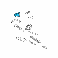 OEM 2005 Dodge Grand Caravan Exhaust Manifold Diagram - 4781038AA