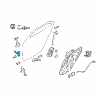 OEM Lincoln Door Check Diagram - BE5Z-5427204-A