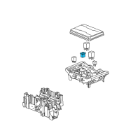 OEM 2022 Cadillac XT5 Fuse Diagram - 84391112