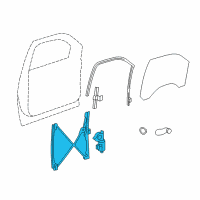 OEM 2007 GMC Sierra 1500 Regulator Diagram - 20914715