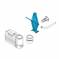 OEM 2018 Jeep Renegade Jack-Scissors Diagram - 68360802AA