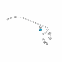 OEM 2010 Honda Element Holder, Stabilizer Bush Diagram - 52308-S3M-A00