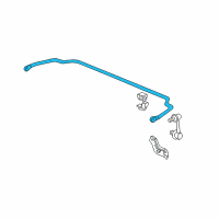 OEM 2007 Acura TL Spring, Rear Stabilizer Diagram - 52300-SEP-A11