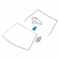 OEM BMW 435i Set Of Covers Mirror Baseplate Diagram - 51-16-9-275-006