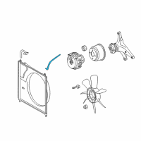 OEM Lexus Hose(For Radiator Reserve Tank) Diagram - 16477-50220