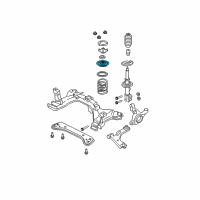 OEM 2012 Ford Escape Spring Retainer Retainer Plate Diagram - YL8Z-5A306-AA