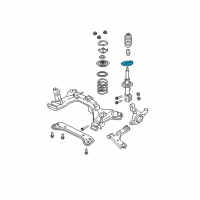 OEM 2001 Ford Escape Strut Seat Diagram - YL8Z-5A307-AA