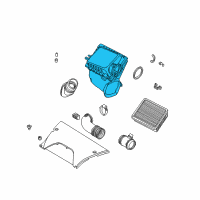 OEM 2004 BMW X5 Intake Silencer Diagram - 13-71-7-526-411
