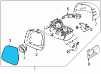 OEM Kia Carnival G/HOLDER ASSY-O/S RR Diagram - 87611R0090