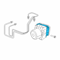 OEM Jeep Wrangler Anti-Lock Brake System Module Diagram - 68003363AF