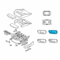 OEM 2015 BMW M235i xDrive Switch, Seat Adjustment, Front Passenger Diagram - 61-31-9-248-086